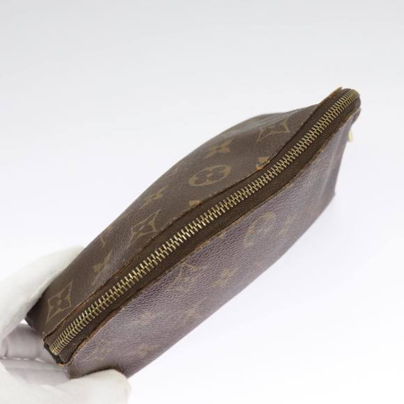 LOUIS VUITTON Monogram Pochette Cosmetic PM Cosmetic Pouch M47515 LV Auth 97745 - Picture 6 of 16